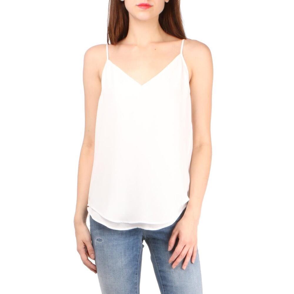 Brochu Walker Luna Cami in Salt White Womens Size XS